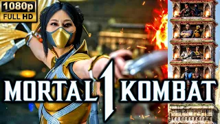 MK1 *MASTERY KITANA* KLASSIC TOWER GAMEPLAY!! (SCORPION AS KAMEO) 1080p 60 FPS (MORTAL KOMBAT 1)