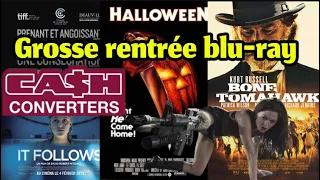 Grosse rentrée Blu-ray, 4k, cash converters, special films d’horreur et fantastique.