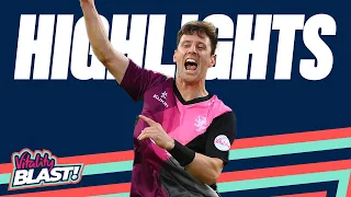 Henry Takes 4-24 In The Final | Somerset v Essex - Highlights | Vitality Blast 2023