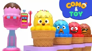 Como | Ice cream Shop | Learn colors and words | Cartoon video for kids | Como Kids TV