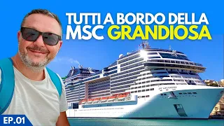 MSC GRANDIOSA ESPERIENZA FANTASTICA - CABINA AUREA con BALCONE - Vacanze in CROCIERA