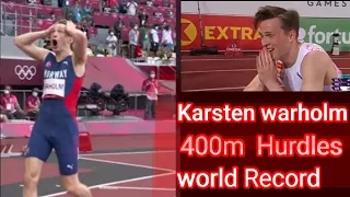 Karsten warholm // men's 400l Hurdles world Record Tokyo olympic Games 2020