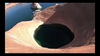 81 ft. Cliff Jump at the Toilet Bowl, Lake Powell, Utah/Arizona GoPro Part 1