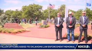 WATCH LIVE: Honoring Oklahoma's fallen officers