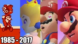 Evolution of INTROS in Mario Games ( 1985 - 2017)