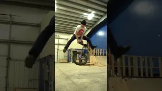 Unicycle Tricks - OUT QUAD FLIP #shorts #flip