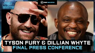 Tyson Fury and Dillian Whyte Press Conference Full Stream | Face-to-face at last!