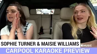 SNEAK PEEK: Sophie Turner and Maisie Williams Carpool Karaoke! | Hollywire
