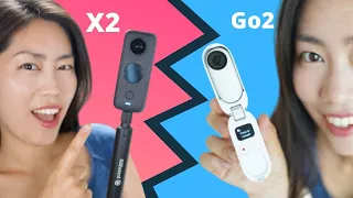 Insta360 X2 vs GO 2 | My Best Action Camera 2021 is...