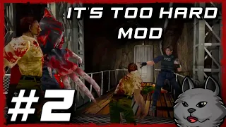 RESIDENT EVIL 2 - ITS TOO HARD MOD (LEON) - DAY 2