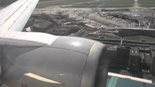 Lufthansa 737-300 classic amazing Terminal view landing @Frankfurt (EDDF/FRA)