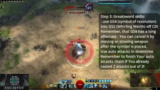 GW2 - Beginner Dragonhunter Rotation Guide for PvE in less than 2 minutes! (2023)