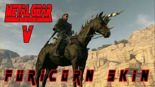 Metal Gear Solid V Furicorn Man On fires Unicorn Skin for D Horse Gameplay
