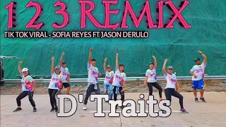 1 2 3 REMIX - TIK TOK VIRAL - SOFIA REYES FT JASON DERULO | ZUMBA DANCE WORKOUT | D' TRAIS