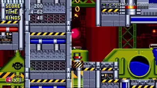 Sonic Mania PLAYING AS KNUCKLES TIME ATTACK MODE CHEMICAL PLANT ACT 2