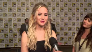 Jennifer Lawrence interview at Comic Con 2015  - 'Mockingjay - Part 2'