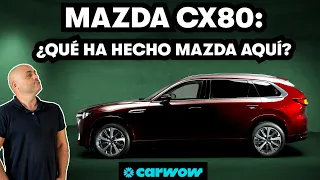 MAZDA CX-80 2024: EL COCHE MÁS GRANDE HECHO POR  MAZDA ES UN SUV CARGADO DE TECNOLOGÍA y LUJO