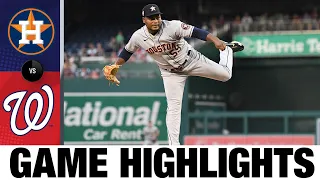 Astros vs. Nationals Game Highlights (5/13/22) | MLB Highlights