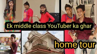 EK Middle Class Youtuber Ka Ghar 🏠 // 5 rooms only ❤ // aman dancer real house ☺ //full home tour