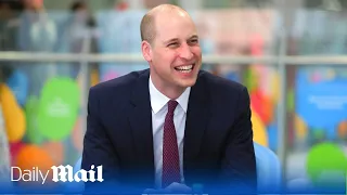 LIVE: Prince William visits a fire station in New York City