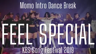 [MIRRORED] TWICE - Momo Intro Dance Break + FEEL SPECIAL at KBS Song Festival 2019