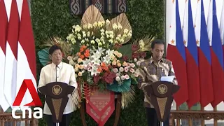 Philippine President Marcos Jr meets Indonesian counterpart Jokowi in first official overseas trip