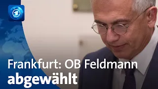 Frankfurts umstrittener Oberbürgermeister Feldmann abgewählt