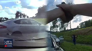 Dashcam Shows High-Speed Police Chase End with PIT Maneuver in Georgia