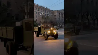 Ретро Авто . Автопробег на Репетиции Парада в Хабаровске 2023 года