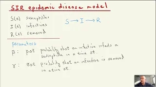 SIR model of an epidemic disease | Differential Equations for Engineers