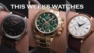 This Weeks Watches - Rolex Daytona 116508, F.P. Journe, Panerai PAM00619, Enicar & More [Episode 60]