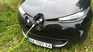 Не вдалось зарядити Renault Zoe від розетки