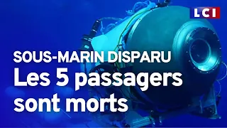 Sous-marin disparu : Les garde-côtes s'expriment au sujet des "débris" retrouvés près du Titanic