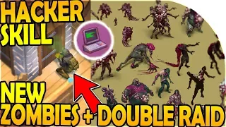 NEW ZOMBIES + HACKER SKILL (DOUBLE RAID!) - Last Day On Earth Survival Update 1.8.3