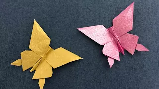 折り紙　ちょうちょ ｜ ORIGAMI BUTTERFLY