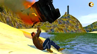 GTA 4 Cliff Drops & Jumps (GTA 4 Crashes/Ragdolls) #4