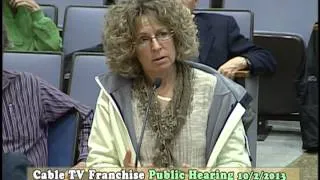 Cable TV Franchise Public Hearing