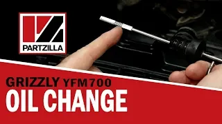 How to Change the Oil on a Yamaha Grizzly 700 | Yamaha YFM700 | Partzilla.com