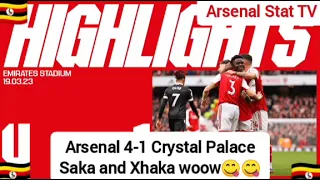 Arsenal 4-1 Crystal Palace. Saka (2) Martinelli and Xhaka. This was amazing #arsenal #london