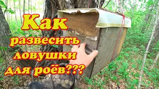 КАК Я РАЗВЕШИВАЮ ЛОВУШКИ ДЛЯ ПОИМКИ БРОДЯЧИХ РОЁВ