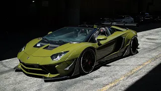 Craziest, Widebody Lamborghini Aventador Ever For @shalizi, Marshmellos Manager! Liberty Walk