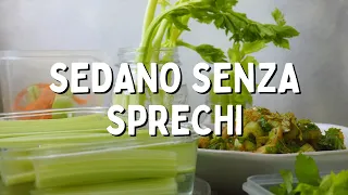 SEDANO: come usare tutto il GAMBO (anche esterno) e FOGLIE | Cucino senza sprechi