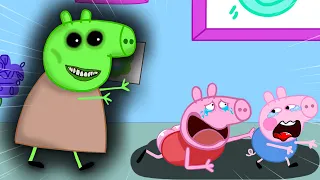 Peppa Zombie Apocalypse, Zombies Mummy Appear At The Pig House ??| Peppa Pig Funny Animation