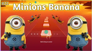 Tiles Hop - Minions Banana Theme Song (PUNYASO Tunes) V Gamer FF