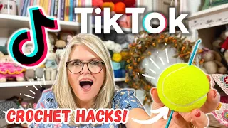 Testing 10 VIRAL CROCHET TIKTOK Hacks | DO THEY ACTUALLY WORK?