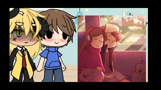 |Реакция|Билла и Диппера на шипы|2-часть|Gacha life|