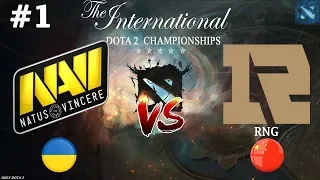 Na`Vi vs RNG #1 (BO2) The International 2019
