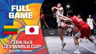 Lithuania v Japan | Men | Full Game | FIBA 3x3 U23 World Cup 2022