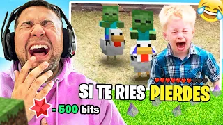 MEMES de MINECRAFT PERO si me rio LE DONO a streamers 😂 - (SI TE RÍES PIERDES)