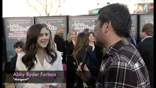 Abby Ryder Fortson Carpet Interview at Premiere of Are You There God? It's Me, Margaret